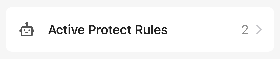Active Protect rules to block bad connections